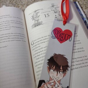 Sign Bookmark - Etsy