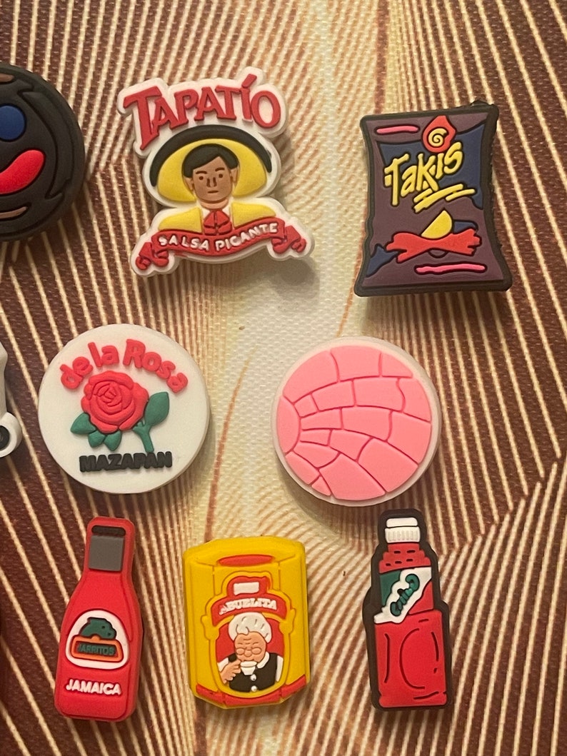 10 Pieces Latino/ Mexican Hispanic/ Croc Charms/croc Jibbitz/ Etsy