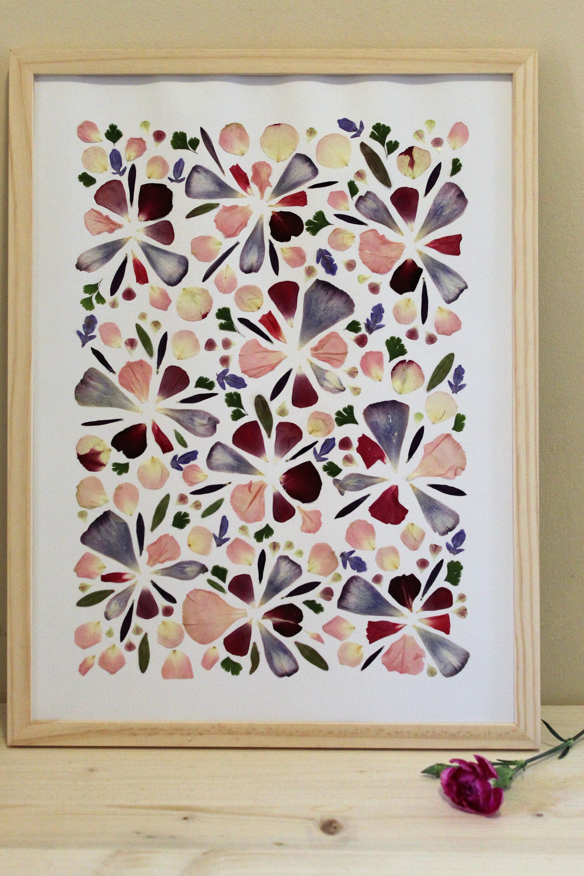 Herbier Encadré Panaché Floral