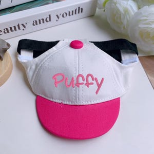 Personalized Baseball Cap For Dog, Custom Name For Dog, Cute Sun Cap for Dog, Creative Embroidered  Summer Pet Hat, Adjustable Hat, Dog Gift