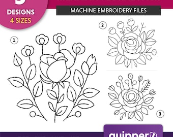 Mexican Floral Embroidery Designs: Flower Dress Patterns (Digital Product)