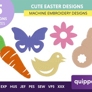 Fun and Adorable Easter Bunny Embroidery Pattern for Kids and Adults