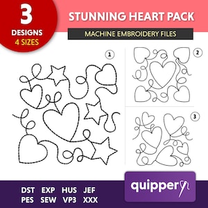 When Calls the Heart Embroidery Designs, Valentine Machine Embroidery Designs, Baby Quilt Pattern, Heart Quilt Pattern, Easy Quilt Pattern