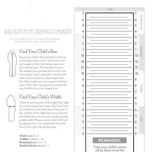 Simple Foot Size Charts Women Men Kids Foot Sizes Charts Shoe Size ...