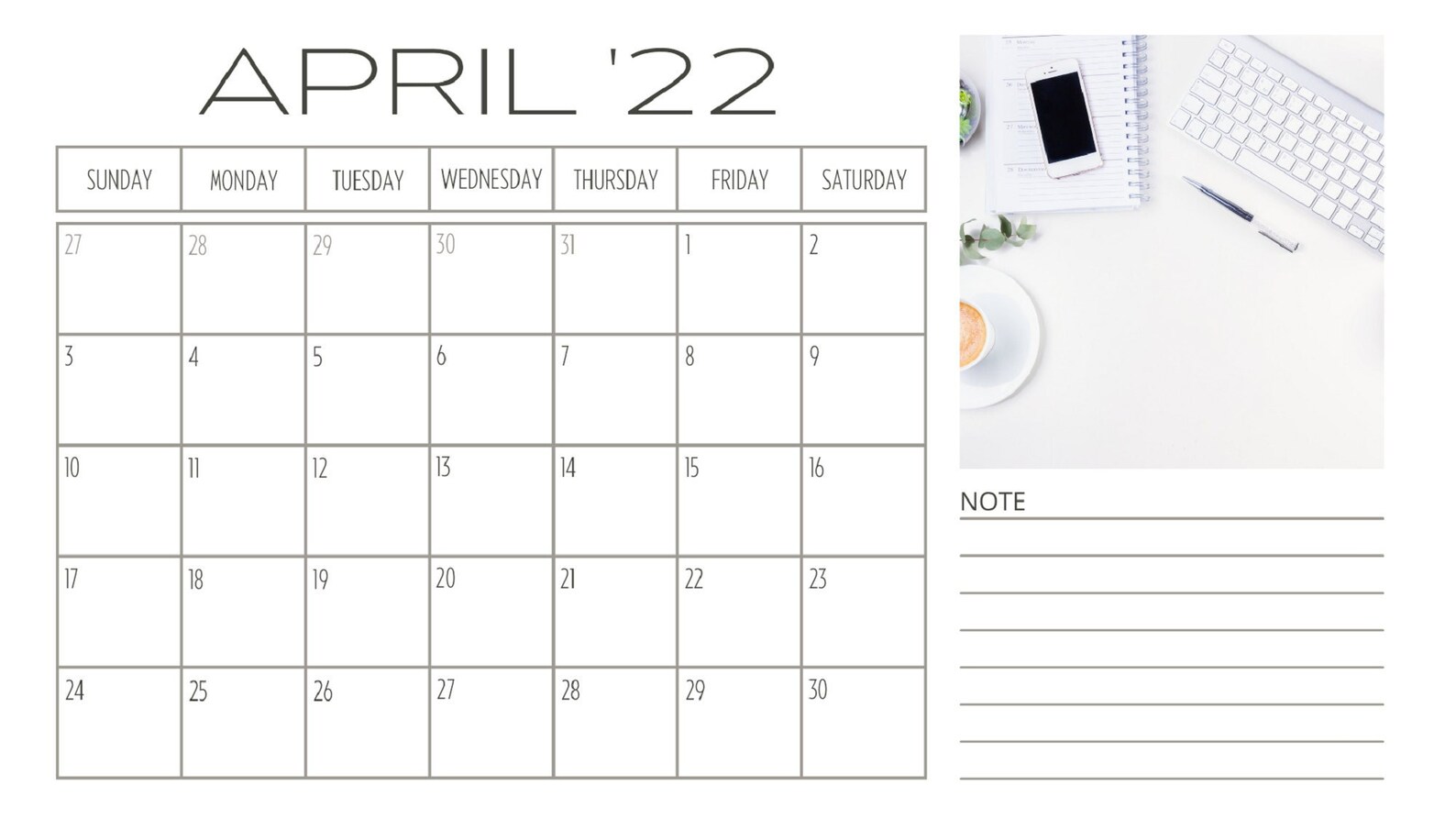 Printable Minimalist April May Calendar BONUS To Do List Etsy Printable Minimalist April May Calendar BONUS To Do List Etsy
