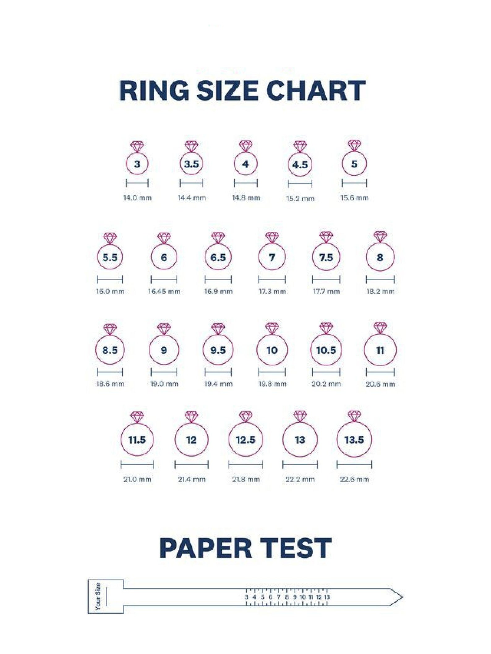 Printable Ring Sizer Ring Size Finder Ring Size Measuring Tool ...