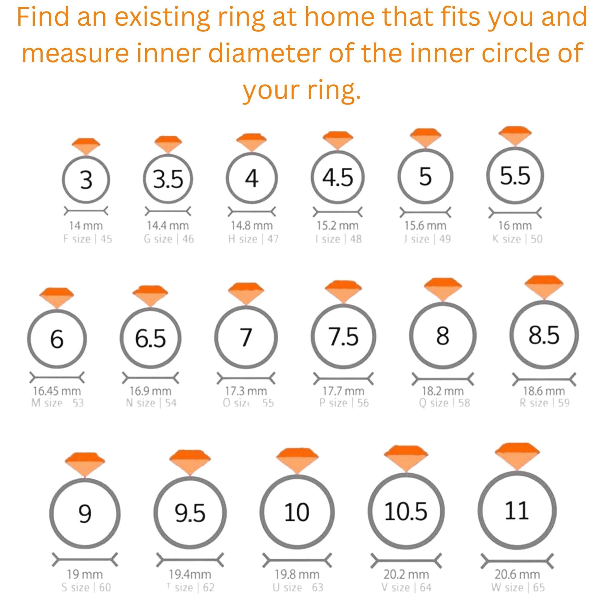Handy At-home Sizer Ring Gauge Handy At-home Sizer Ring Gauge