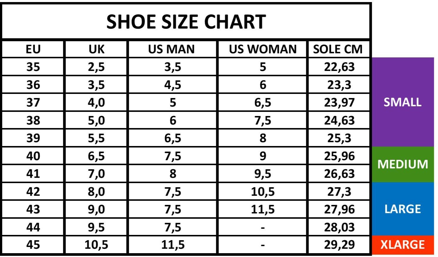 Footwear size hotsell 6 in eu