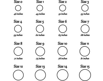 Printable Ring Sizer Accurate Ring Size Finder Measuring Tool ...
