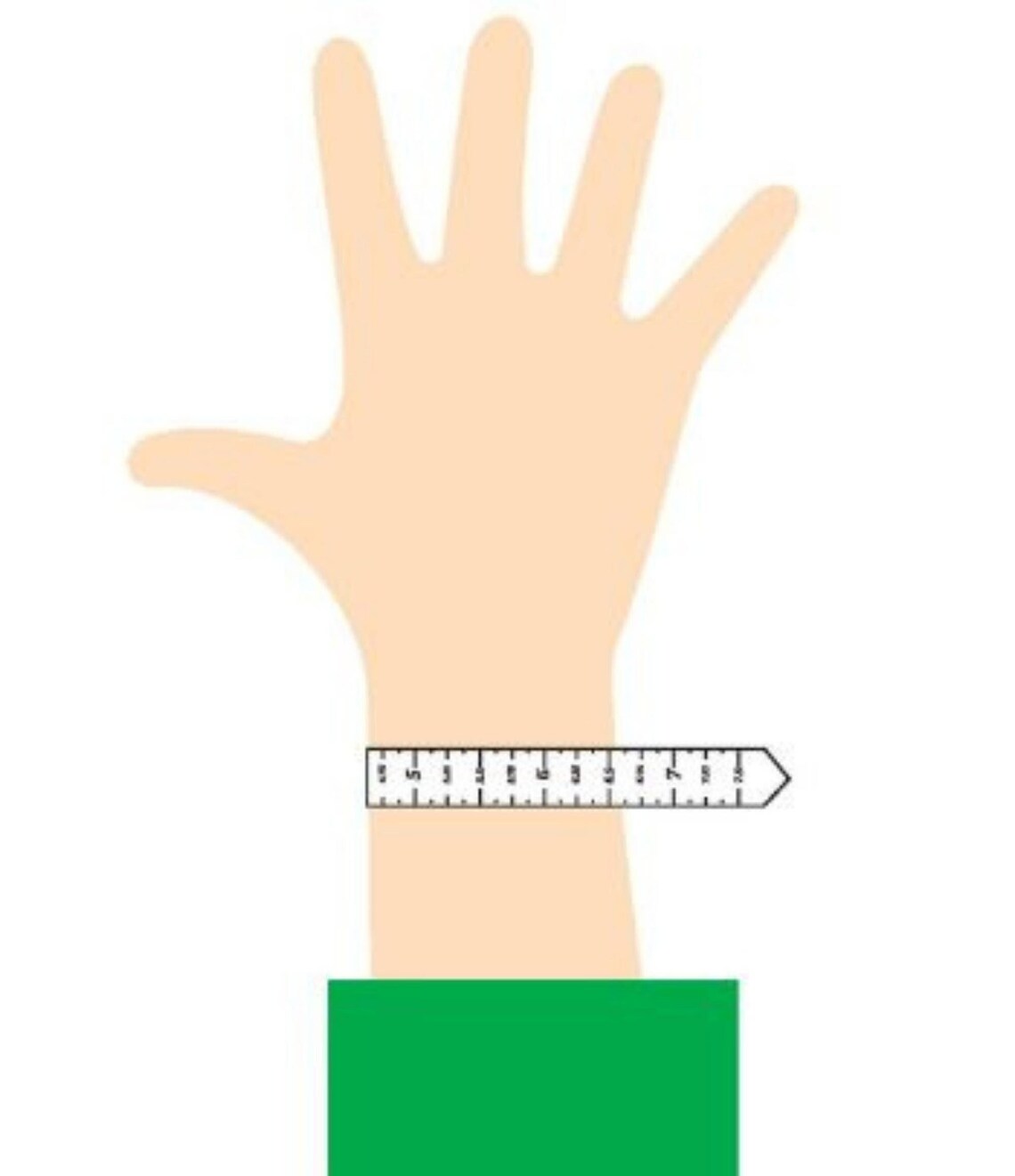 Printable Kids Bracelet Sizers| Kids Wrist Size Finder| Bracelet Size ...