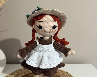 Crochet handmade doll "Anne with an E"