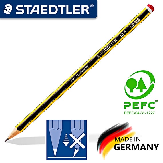 Staedtler WOPEX Noris School Pencils 180N Various Pack Sizes HB & 2B Grade  Sketching Drawing Pencils 6, 12, 36, Class Pack of 72 