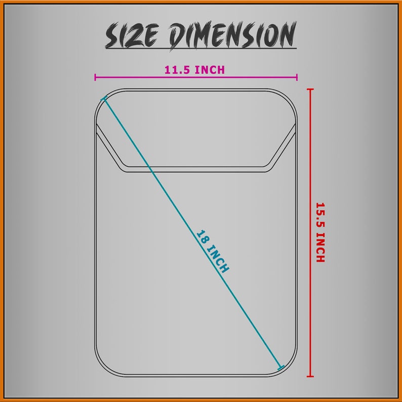 Neoprene Case Sleeve For 15.6" Inch Laptop Tablet iPad and Many More Devices