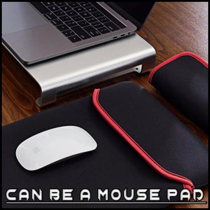 Neoprene Sleeve Case Bag 14" Inch / 15.6" Inch For Laptop Tablet iPad and Many More Devices - Can Be a Mouse Pad