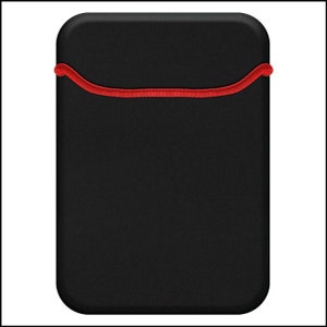 Waterproof Neoprene Sleeve Case Bag 14" Inch / 15.6" Inch For Laptop Tablet iPad and Many More Devices - Black / Red