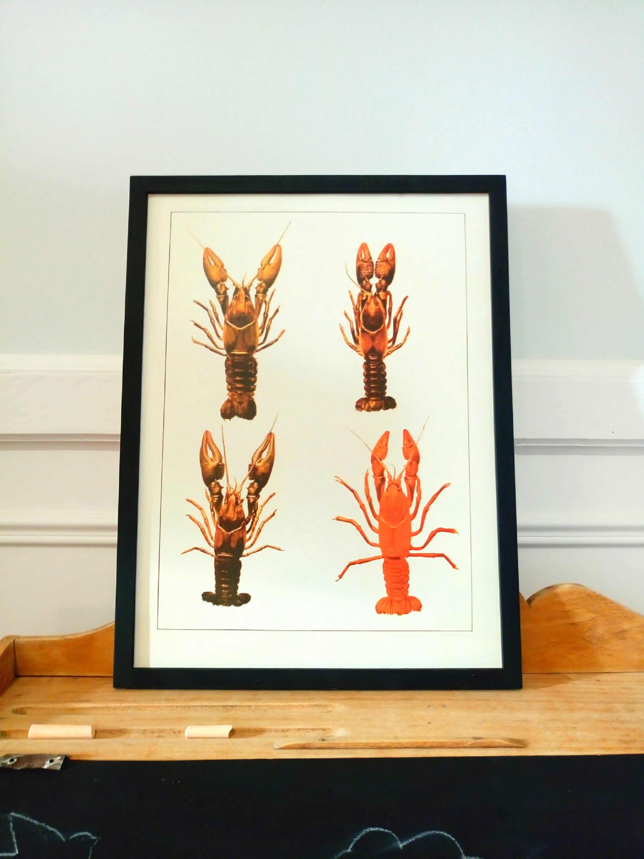 Affiche Vintage - Homards