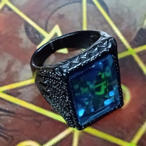 lluminati Infinity Ring Luck Enlightenment Sucess Power Wealth Masonic Freemason
