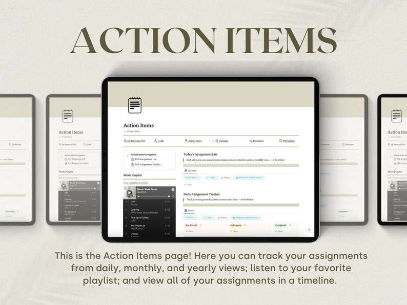 Notion Business Hub // Notion Template // Notion Template Business ...