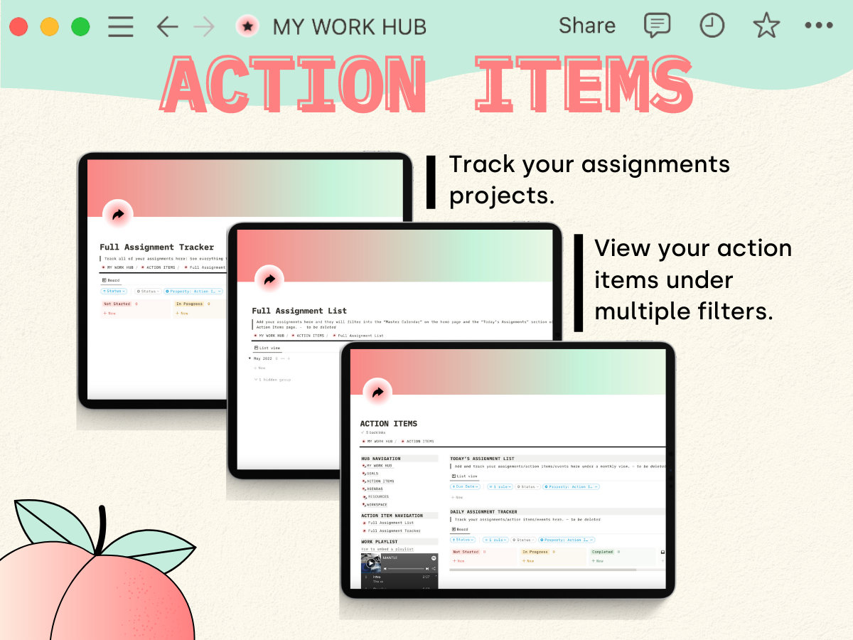 Notion Work Hub // Notion Template // Work Planner - Etsy Canada