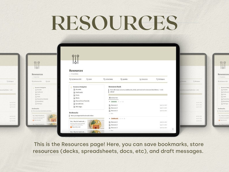 Notion Business Hub // Notion Template // Notion Template Business ...
