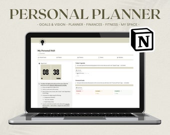 Persoonlijke hub-notiesjabloon//notiesjabloon//persoonlijke planner
