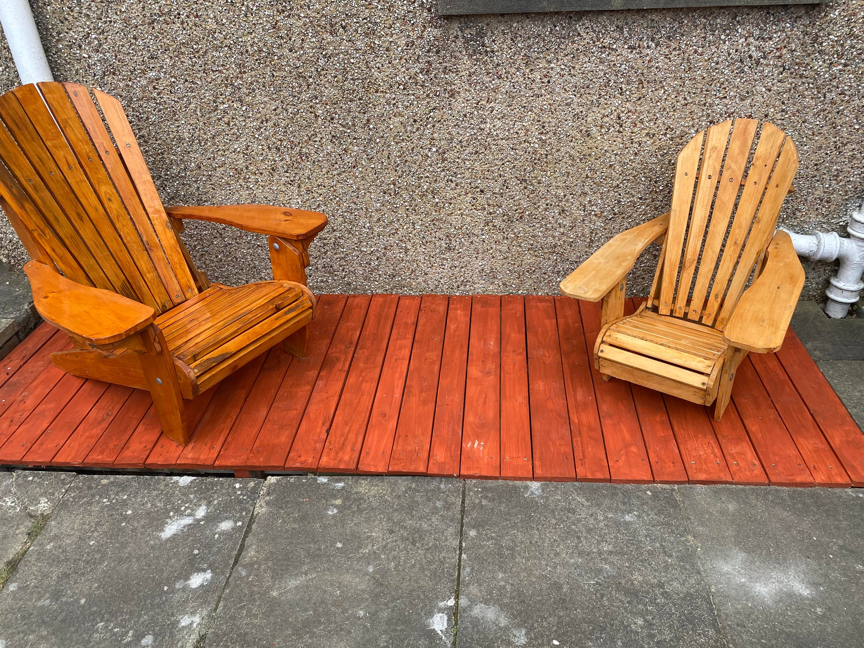 Cuyler solid wood folding adirondack chair deals