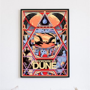 Jodorofsky's Dune, American-French documentary film poster, HQ digital file ready to DOWNLOAD & PRINT instantly
