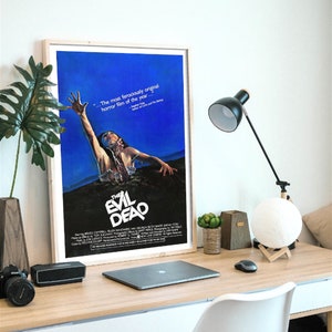 The Evil Dead 1981 American supernatural horror film, original poster digital file fully restored ready to DOWNLOAD & PRINT