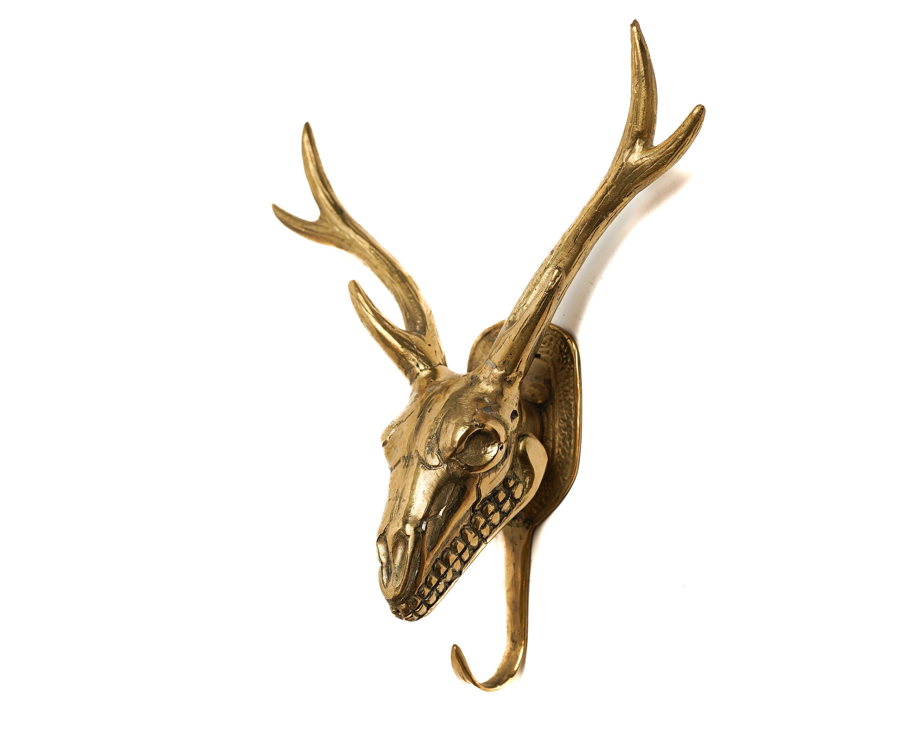 Gancio a forma di cervo da 8,5 pollici/21 cm, gancio a forma di