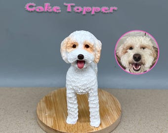 Topo de bolo personalizado para casamento com cachorro, topo de bolo para animais de estimação, aniversário de pets, topo de bolo para gatos, aniversário de animais de estimação, estatuetas de cachorros, aniversário de cachorros