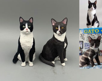 Adorno personalizado para tarta de gato, adorno para tarta de boda de gato, cumpleaños de mascotas, adorno miniatura para tarta de perro, mascota de aniversario, adorno para mascotas, cumpleaños de gatos
