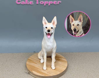 Topo de bolo personalizado para casamento com cachorro, topo de bolo para animais de estimação, aniversário de pets, topo de bolo para gatos, aniversário de animais de estimação, estatuetas de cachorros, aniversário de cachorros