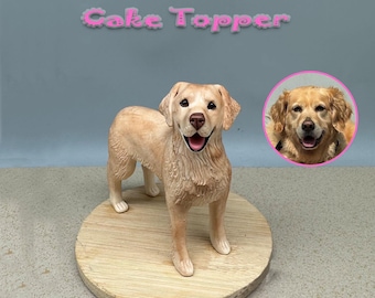 Topo de bolo personalizado para casamento com cachorro, topo de bolo para animais de estimação, aniversário de pets, topo de bolo para gatos, aniversário de animais de estimação, estatuetas de cachorros, aniversário de cachorros