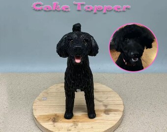 Topo de bolo personalizado para casamento com cachorro, topo de bolo para animais de estimação, aniversário de pets, topo de bolo para gatos, aniversário de animais de estimação, estatuetas de cachorros, aniversário de cachorros