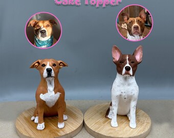 Topo de bolo personalizado para cachorro, topo de bolo de casamento, aniversário de animais de estimação, topo de bolo em miniatura para gato, aniversário de animais de estimação, topo de bolo para animais de estimação, aniversário de cachorros