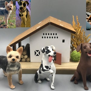 Topper per torta nuziale personalizzato per cani, topper per torta per animali domestici, compleanno per animali domestici, topper per torta per gatti, anniversario per animali domestici, statuette per cani, compleanno per cani
