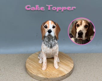 Topo de bolo personalizado para cachorro, topo de bolo de casamento, aniversário de animais de estimação, topo de bolo em miniatura para gato, aniversário de animais de estimação, topo de bolo para animais de estimação, aniversário de cachorros