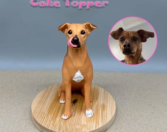 Topo de bolo personalizado para casamento com cachorro, topo de bolo para animais de estimação, aniversário de pets, topo de bolo para gatos, aniversário de animais de estimação, estatuetas de cachorros, aniversário de cachorros