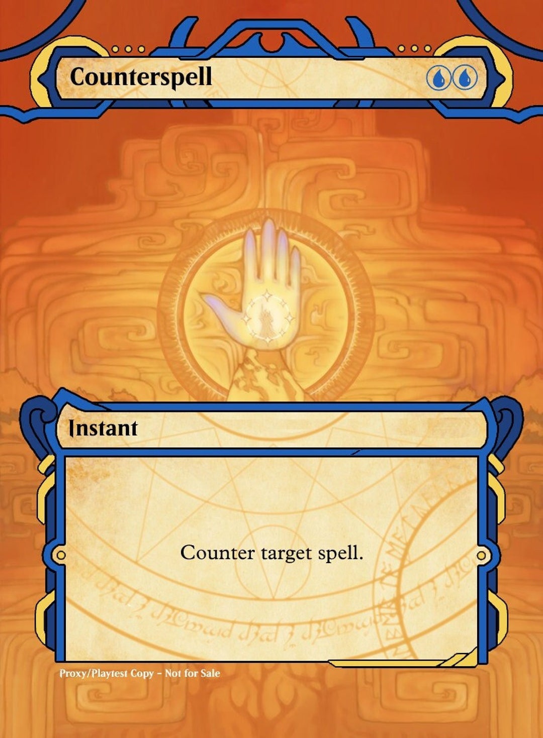 Mystical Archives MTG Photoshop Template - Etsy
