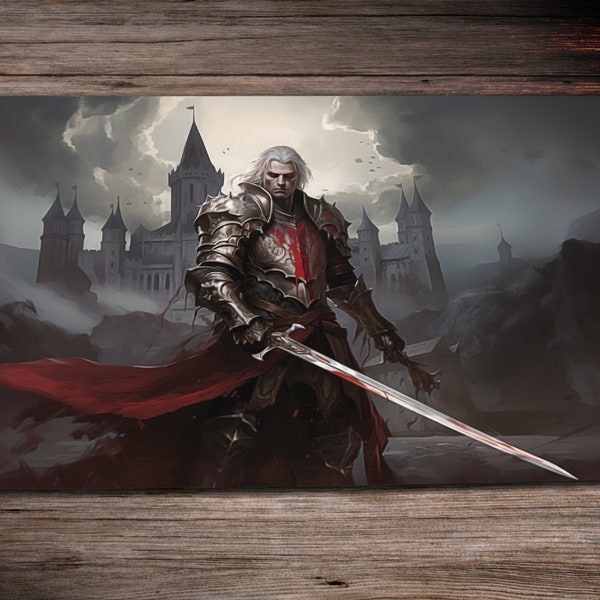 Edgar Markov Playmat MTG Compatible - Custom Art Card Game Playmat for Commander - MTG Vampire Playmat Vampires Game Mat Desk Mat