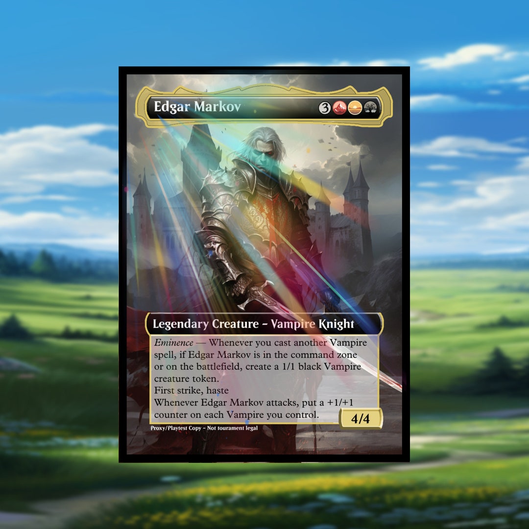 エドガー・マルコフ/Edgar Markov ジャッジ褒章 Foil】《エドガー・マルコフ/Edgar Markov》[ジャッジ褒賞] 金