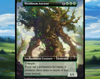 Nyxbloom Ancient Proxy - Regular Frame - Custom Art Game Cards for Commander Proxy Nyxbloom Ancient Proxies