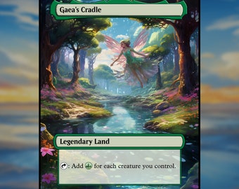 Gaea's Cradle Proxy - Custom Art Game Cards for Commander - Proxy Gaea's Cradle Proxies