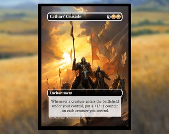 Cathar's Crusade Proxy - Regular Frame - Custom Cards for Commander Proxy Cathar’s Crusade Proxies Cathars Crusade Proxy Cathars Crusade