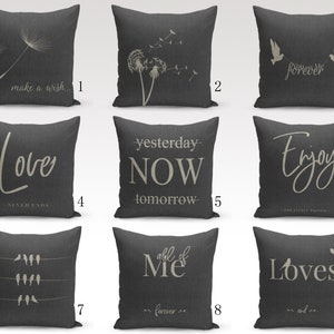 Enjoy Life's Simple Pleasures: Find Happiness in Every Detail with Charming Cushion Covers, Decorative Printed Top Pillows