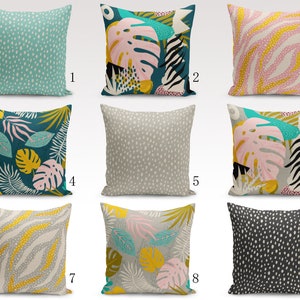 Secret Garden: Classical Look Cushion Cases with Delicate Hidden Leaves, Housewarming gift, Decorative Cushion Cases, Striking Floral Motifs