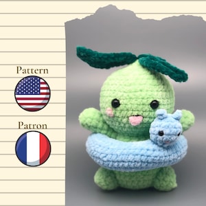 Mokoko Seed Holidays Patron au Crochet en Français & Anglais (fichier PDF) - tutoriel amigurumi Lost Ark