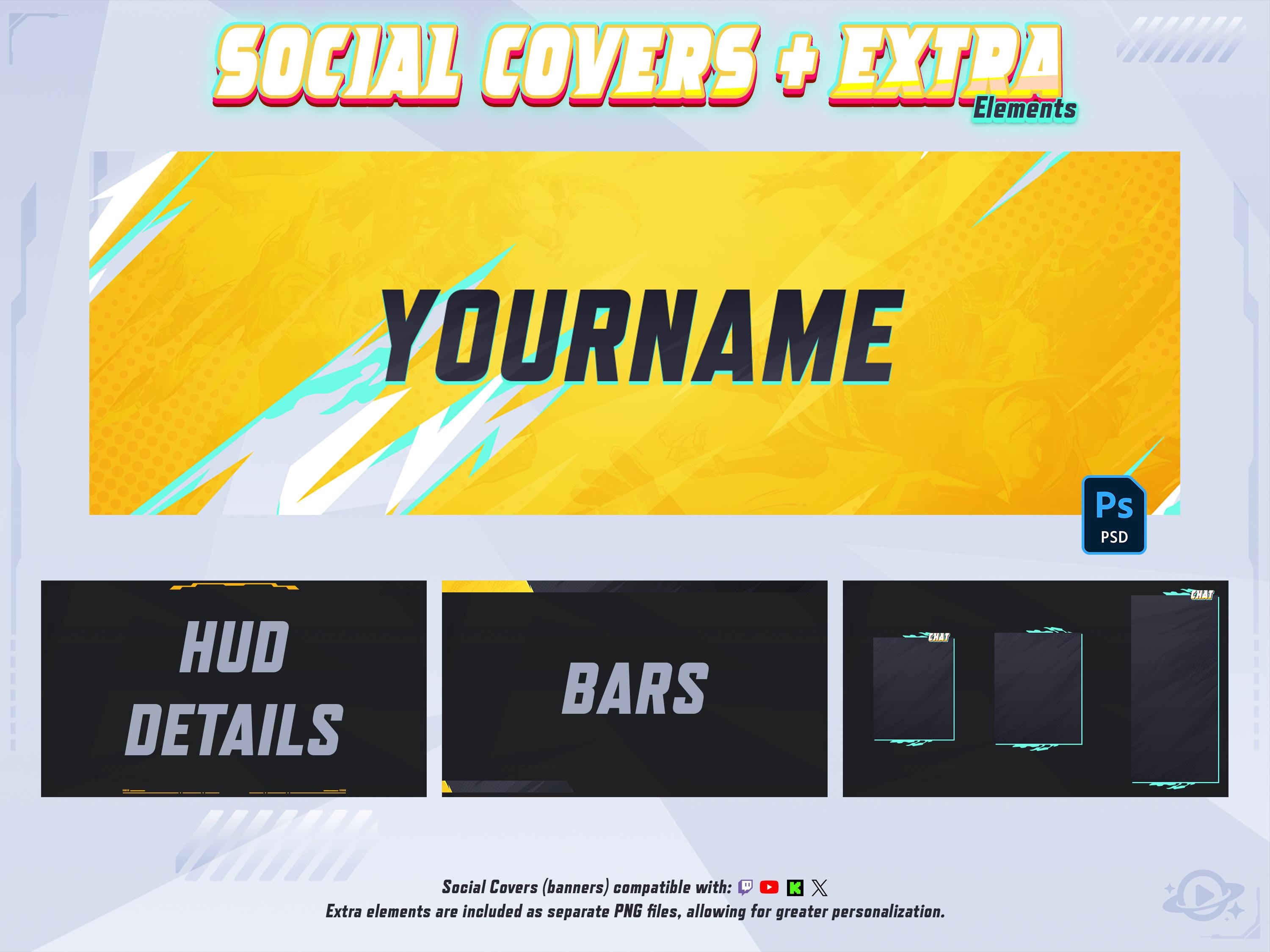 ANIMATED Rivals Stream Overlay | Animated Rivals Twitch Live Pack ...