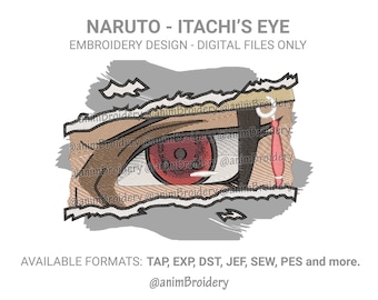 Anime Stickdatei, Maschinenstickerei, Anime Fan Art Stickerei, Instant Download