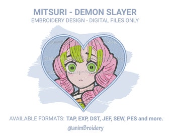 Anime Stickdatei, Maschinenstickerei, Maschinenstickerei, Instant Download